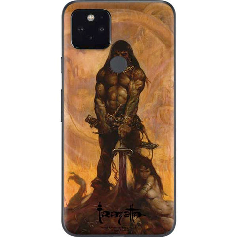 Frazetta Barbarian Google Pixel 5 Skin